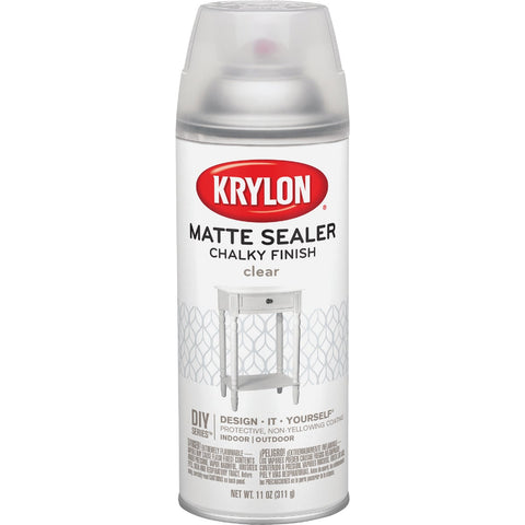 Krylon Chalky Finish Matte Sealer Spray Paint Sealer; Mfg #K04117007