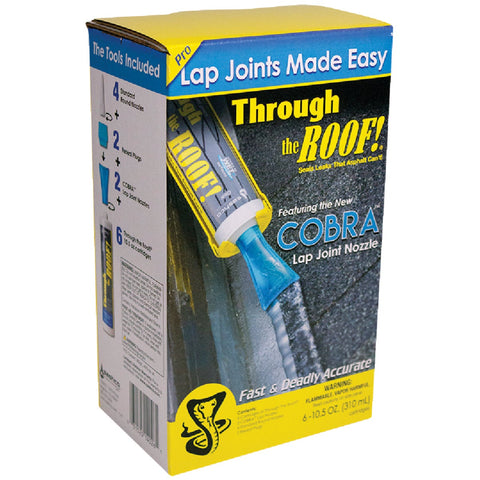 Cobra Lap Joint Nozzle System With Through The Roof! Sealant; Mfg #14026