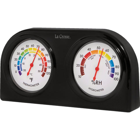 La Crosse Technology Indoor Hygrometer & Thermometer Gauge; Mfg #104-288