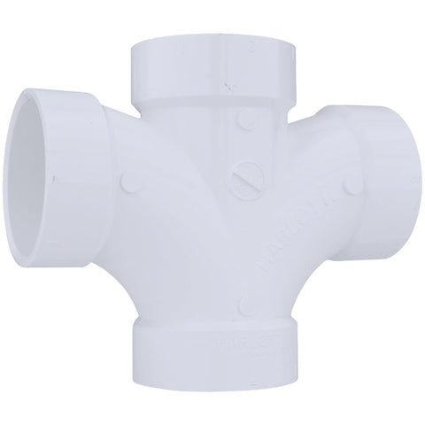 Charlotte Pipe Double Sanitary Tee; Mfg #PVC 00428  0800HA