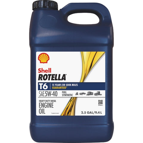 Rotella Shell 5W40 Engine Motor Oil; Mfg #550046215