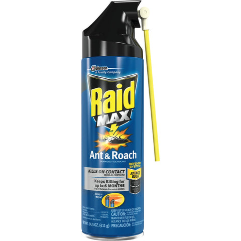 Raid Max Ant & Roach Killer; Mfg #70261