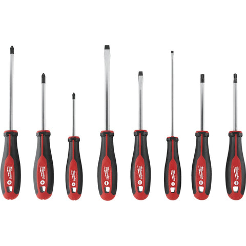 Milwaukee 8-Piece Screwdriver Set w/ECX; Mfg #48-22-2708
