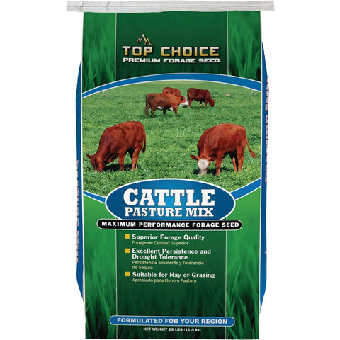 Top Choice Cattle Pasture Mix Forage Seed; Mfg #I111120