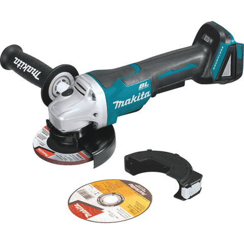 Makita 18V Cordless Paddle Switch Angle Grinder - Tool Only; Mfg #XAG11Z