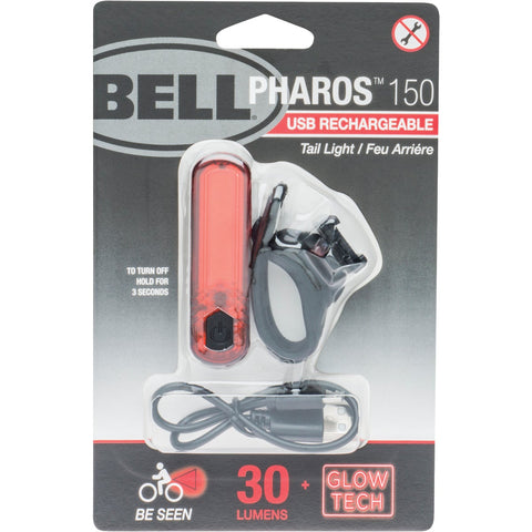 Bell Sports Pharos 150 LED USB Rechargeable Bicycle Light; Mfg #7133309