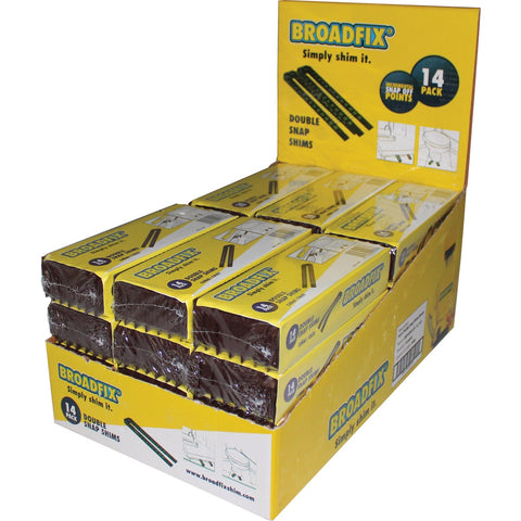 Broadfix Double Snap Wedge Shim; Mfg #SW14SW-US