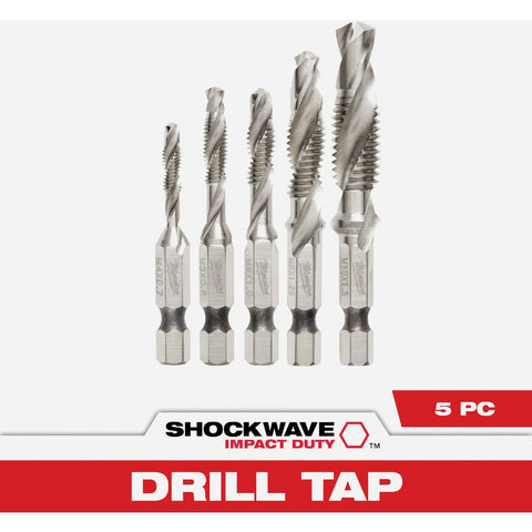 Milwaukee Shockwave Metric Tap Drill Bit Set; Mfg #48-89-4875
