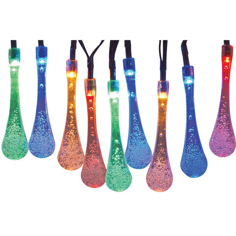Alpine Solar Patio String Lights; Mfg #QMC198SLR-2