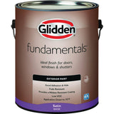 Glidden Fundamentals 100% Acrylic Latex Exterior House Paint; Mfg #GLFEXT20B1/01