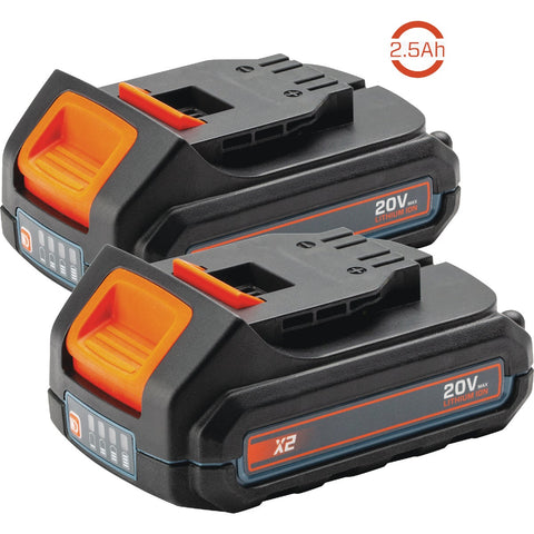 Senix X2 20 Volt Max Lithium-Ion Battery Pack; Mfg #S2K0B2-02