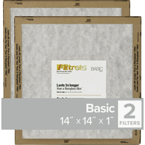 Filtrete Residential MPR Flat Panel Furnace Filter; Mfg #FPL11-2PK-24