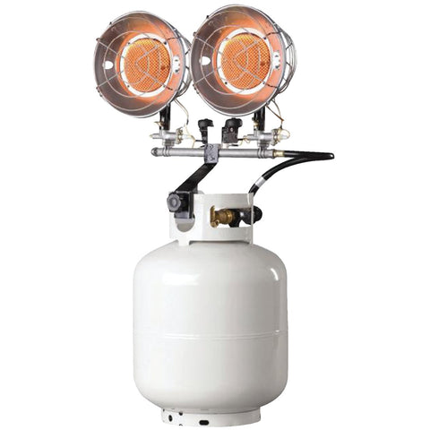 MR. HEATER Double Tank Top Propane Heater; Mfg #F216600