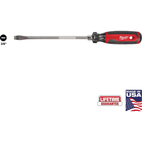 Milwaukee Slotted Screwdriver with Cushion Grip; Mfg #MT209