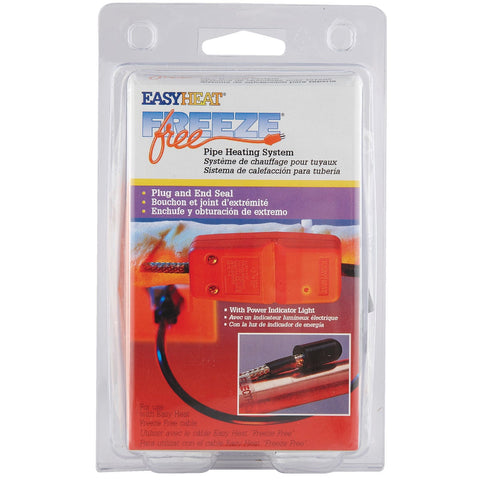 Easy Heat Freeze Free Plug Kit For Pipe Heating Cable; Mfg #10802