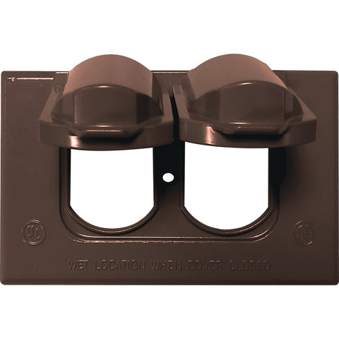 Southwire Horizontal Outdoor Outlet Cover; Mfg #WCH1DUPB-UPC