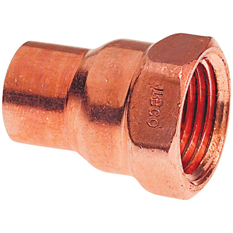 NIBCO Female Reducing Copper Adapter; Mfg #W01090D