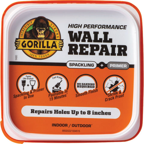 Gorilla Wall Repair Spackling & Primer; Mfg #107055