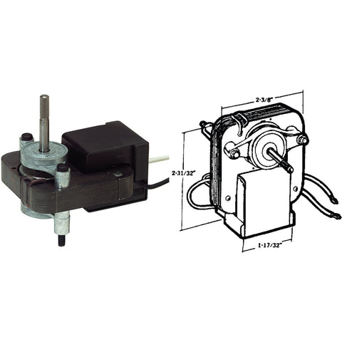United States Hardware Mobile Home Exhaust Fan Motor; Mfg #V-001B