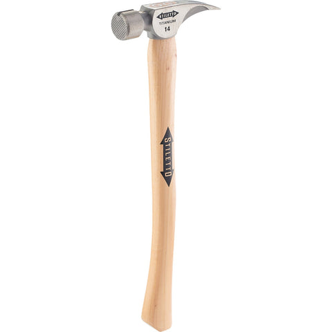 Stiletto Wood Handle Framing Hammer; Mfg #TI14MC