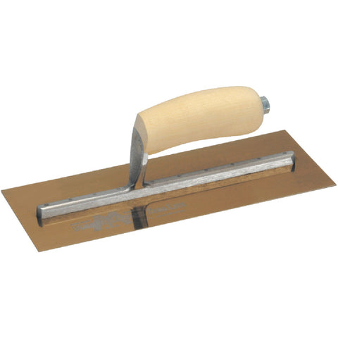 Marshalltown Golden Stainless Steel Finishing Trowel; Mfg #12144