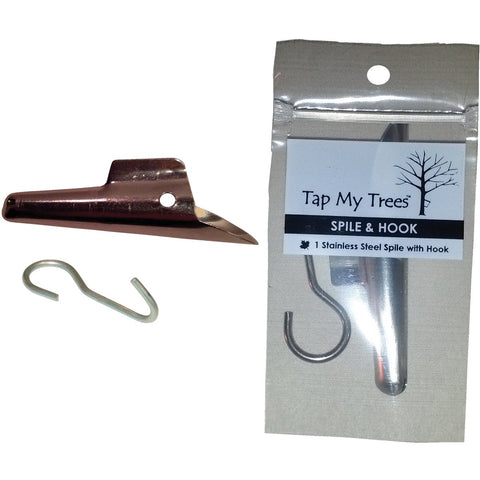 Tap My Trees Maple Sugaring Spile & Hook; Mfg #TMT02145
