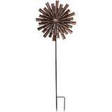 Alpine Floral Kinetic Wind Spinner Lawn Stake; Mfg #MZP588