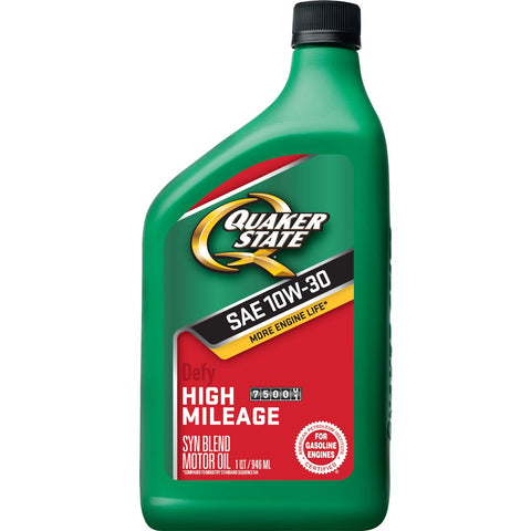 Quaker State High Mileage Motor Oil; Mfg #550043280