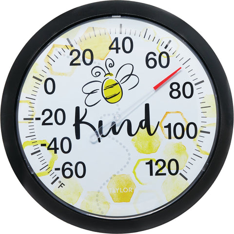 Taylor Bee Kind Indoor & Outdoor Thermometer; Mfg #5307073