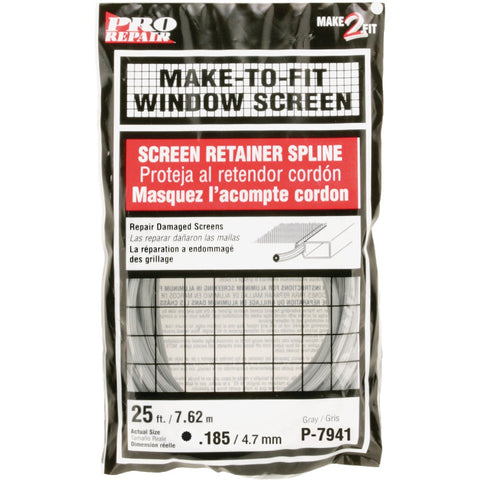 Prime-Line Screen Retainer Spline; Mfg #P7941
