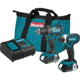 Makita 18V LXT Li-Ion Drill & Impact Cordless Tool Combo Kit; Mfg #CT225SYX