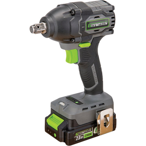 Genesis 20V Cordless Impact Wrench Kit; Mfg #GLIW2012BH
