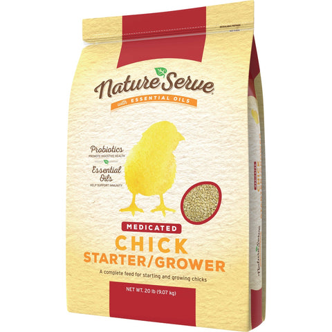 NatureServe Medicated Chick Starter/Grower; Mfg #290114