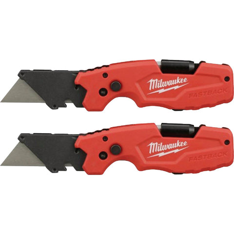 Milwaukee FASTBACK 6 in 1 Folding Utility Knife; Mfg #48-22-1505D