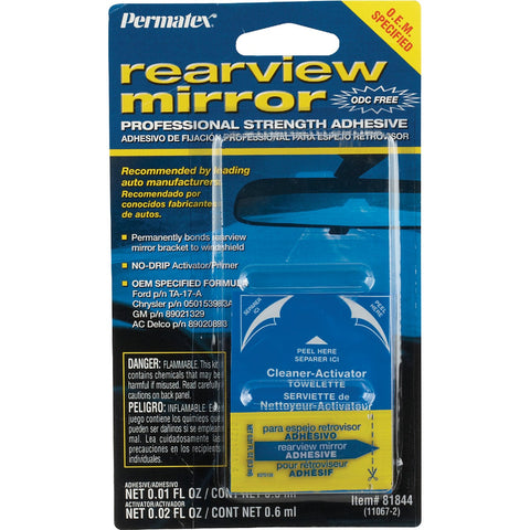 Permatex Rearview Mirror Adhesive; Mfg #81844