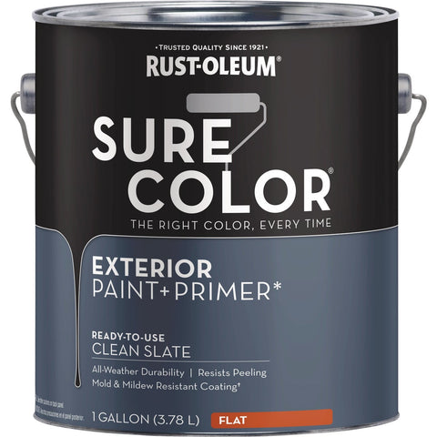 Rust-Oleum Sure Color Exterior House Paint + Primer; Mfg #394674