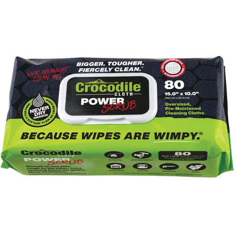 Crocodile Cloth PowerScrub Fragrance Free Multi-Purpose Cloth; Mfg #6500-080