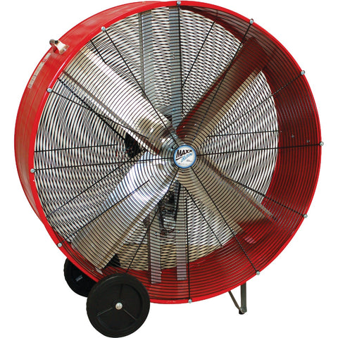 Ventamatic Maxx Air Belt Driven Industrial Drum Fan; Mfg #BF42BD RED