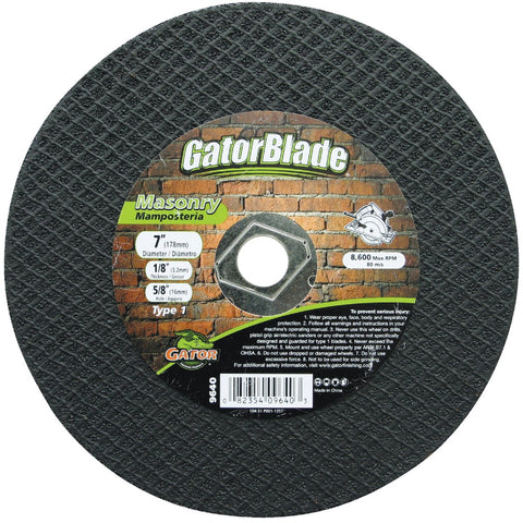 Gator Blade Type 1 Cut-Off Wheel; Mfg #9640