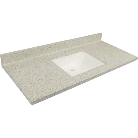 Modular Vanity Tops Rectangular Wave Vanity Top; Mfg #2249W4101101B010510