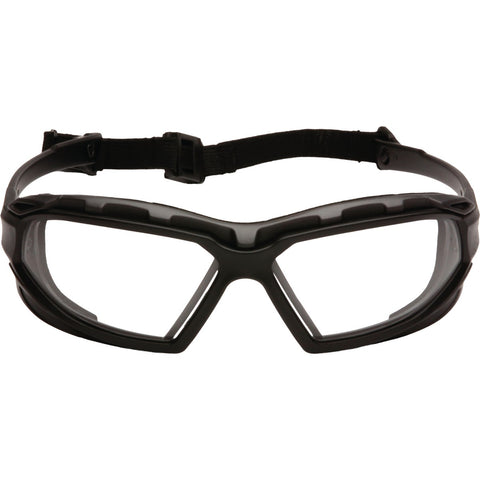 Pyramex Highlander Black/Gray Safety Glasses; Mfg #SBG5010DT