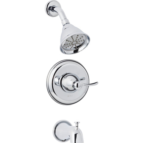 Home Impressions Single Handle Traditional Style Pressure Balance Tub & Shower Faucet; Mfg #F1210005CP-JPA9
