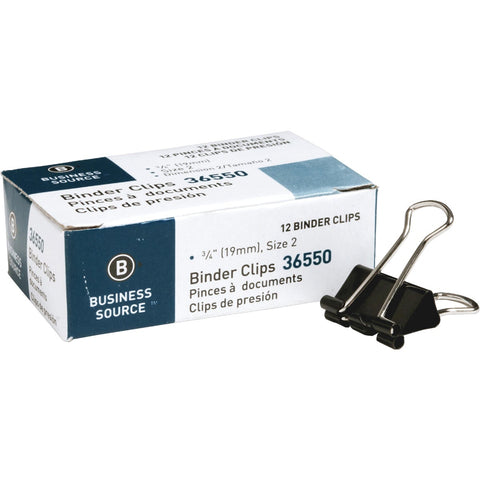 Business Source Binder Clips; Mfg #BSN36550