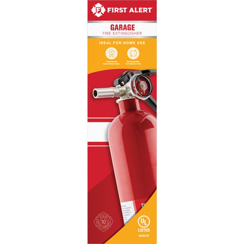 First Alert Rechargeable Garage Fire Extinguisher; Mfg #GARAGE10