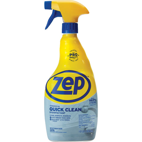Zep Commercial Quick Clean Disinfectant Cleaner; Mfg #ZUQCD32