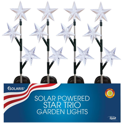 Alpine Patriotic Solar Stake Light; Mfg #SOT866BB