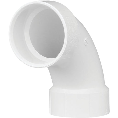 Charlotte Pipe 90 Deg. Long Sweep PVC Elbow; Mfg #PVC 00304  1000HA