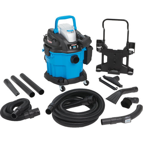 Channellock 5 Gal. Wall Mount Wet/Dry Vacuum; Mfg #VWM510.CL
