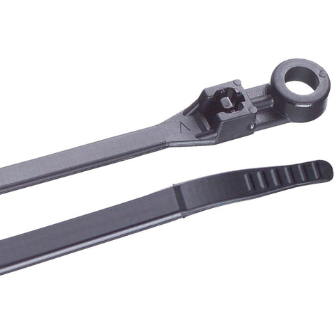 Gardner Bender Ultra Violet Black Mounting Cable Tie; Mfg #45-308MTUVB