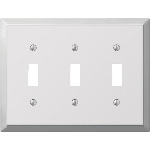 Amerelle Stamped Steel Switch Wall Plate; Mfg #161TTT